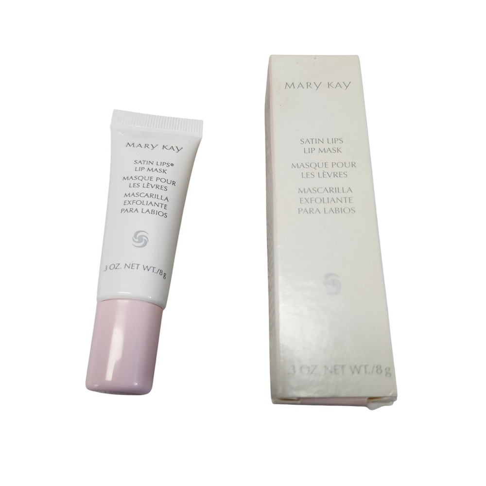 Mary Kay Satin Lips Lip Mask Exfoliating Treatment 0.3 oz 8g New in Box HF23